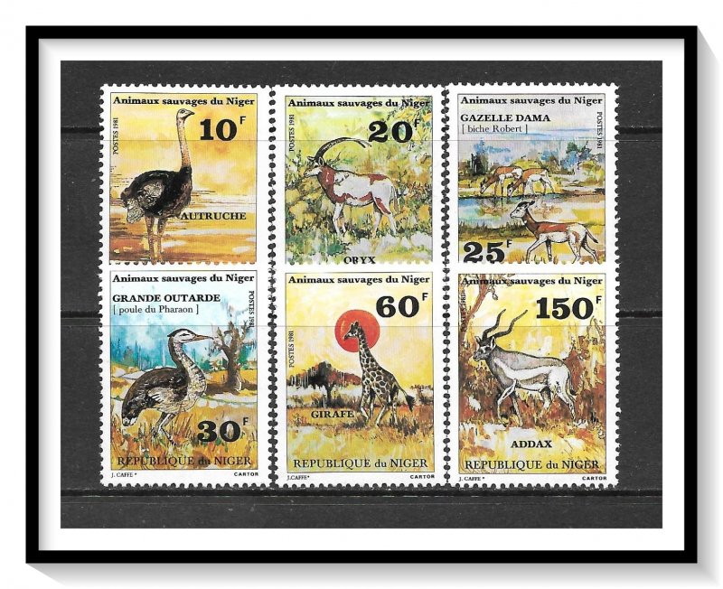 Niger #537-542 Endangered Species Set MNH