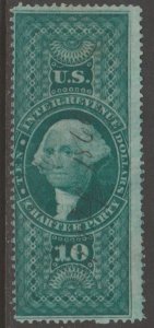 U.S.  Scott #R93c Charter Party - Revenue Stamp - Used Single