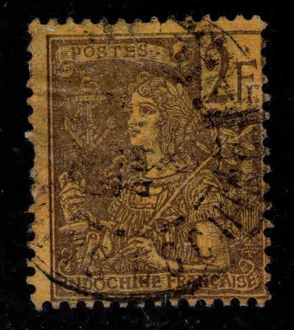 French Indo-China Scott 38 used 1904 France stamp CV $40