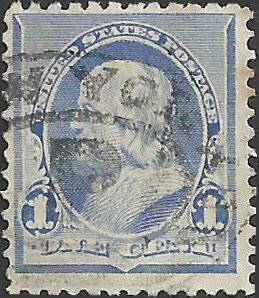 # 219 DULL BLUE USED BEN FRANKLIN SCV-0.75