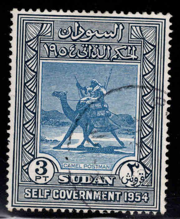 SUDAN Scott 116 Used 1954 Camel postman stamp