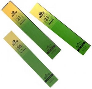 Prinz Stamp mounts strips 215mm long CLEAR backed per 25 - choice of sizes