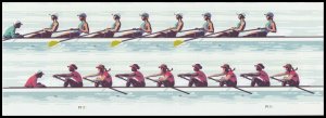 US 5694-5697 5697b Women's Rowing forever plate block L (8 stamps) MNH 2022 