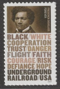 US 5841 The Underground Railroad Frederick Douglass F single MNH 2024