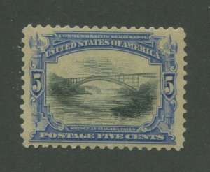 1901 United States Postage Stamp #297 Mint Never Hinged VF 