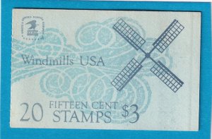 US 1742a BOOKLET W/ STRIP OF FIVE 15 CENT STAMPS (A1127-31)