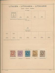 LITHUANIA 1919/30s Used Collection(Apx 70 Items) AC 1330