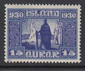 ICELAND, Scott 156, MNH