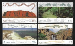 AUSTRALIA 1311 - 1314, 1993 HERITAGE SITES, MNH