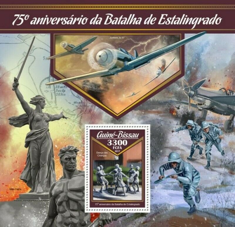 Guinea-Bissau - 2017 Battle of Stalingrad - Souvenir Sheet - GB17005b