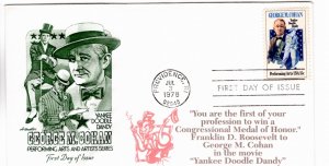 1756 FDC George M Cohan, Artmaster cachet