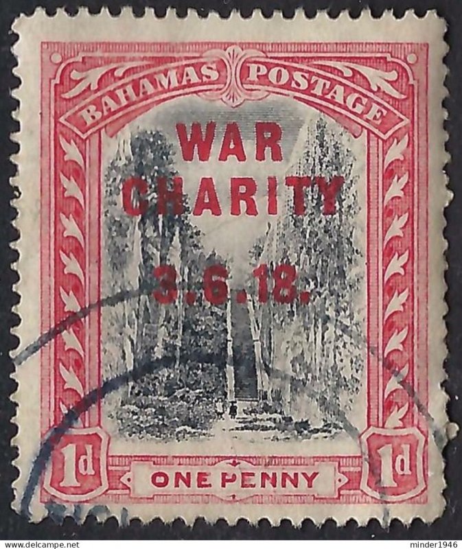 BAHAMAS 1919 KGV 1d. Grey-Black & Deep-Carmine Red, Queen's Staircase, Nassau...