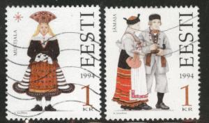 Estonia Scott 276-277 used stamps