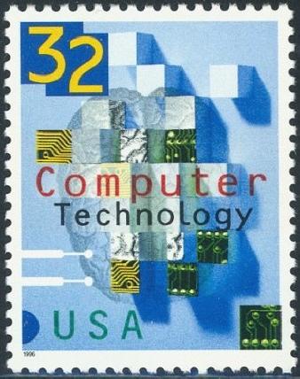 3106 Computer Technology F-VF MNH single stamp