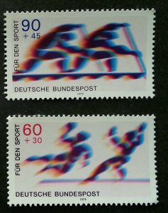 *FREE SHIP Germany Sports Aid 1979 Games Handball Canoeing (stamp) MNH