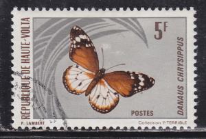 Burkina Faso 247 Danaus Chyrsippus 1971