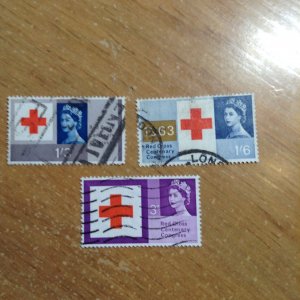 Great Britain  # 398-400  Used