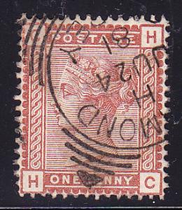 Great Britain 1880 1d red brown QV VF/Used (o)