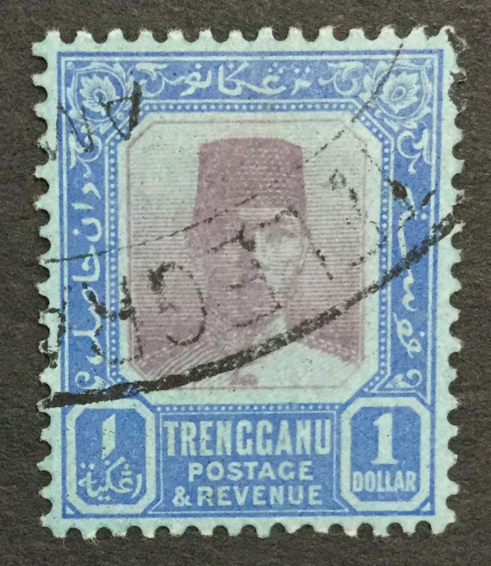 MOMEN: MALAYA TRENGGANU SG #23 MULT CROWN CA USED £23 LOT #2732