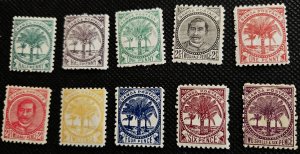 Samoa 1886-1900 Palms MH SCV $49.10