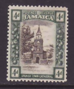 Jamaica-Sc#94- id13-unused og hinge remnant 4p Cathedral-1922-