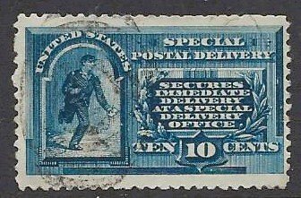 United States E1 Used VF - Very light cancel CV $80