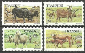 1987 Transkei 210-213 Fauna