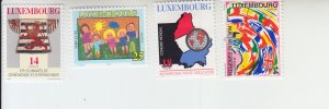 1994 Luxembourg Miscellaneous (4) (Scott 909,912-14) MH
