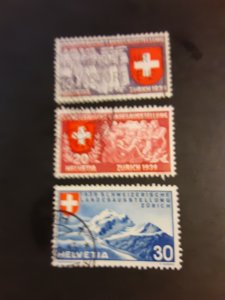 *Switzerland #250-252            Used