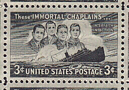 1948 sheet - Four Chaplains - Sc# 956