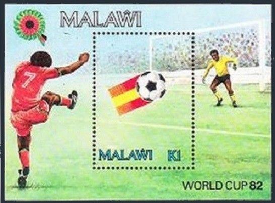 Malawi 402-404,405,MNH.Michel 380-382,Bl.6. World Soccer Cup Spain-1982