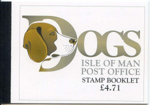 1996 Isle of Man Dogs Prestige Booklet SGSB43 Unmounted Mint