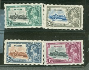 St. Lucia #91-4  Single (Complete Set)