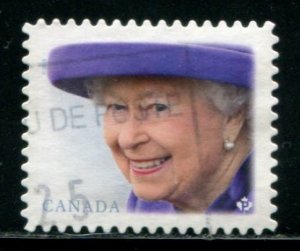 3137 Canada (90c) Queen Elizabeth II SA, used