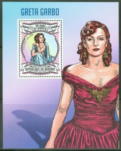 BURUNDI  2013 GRETA GARBO  SOUVENIR SHEET  MINT NH