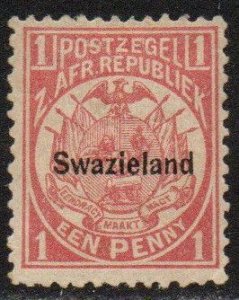 Swaziland Sc #2 Mint Hinged