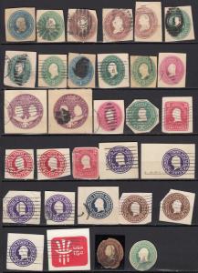 USA - Cut sguare lot. Include high value! - (2102)