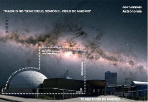 Spain 2023 MNH Stamps Souvenir Sheet Space Astronomy Observatory