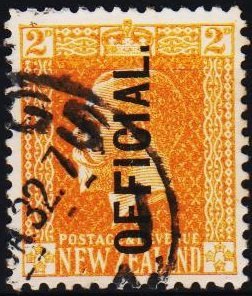 New Zealand. 1915 2d(Official) S.G.O98  Fine Used