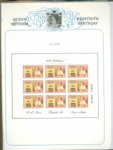 St. Lucia #501-503 Mint (NH) Multiple (Queen) (Royalty)