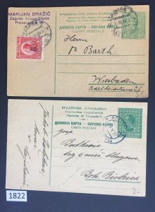 $1 World MNH Stamps (1822), Yugoslavia Kingdom covers, 1930s, see image