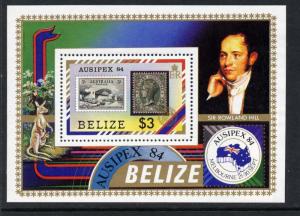 Belize 731 MNH Stamp on Stamp, Ausipex 84, Bridge, Kangaroo