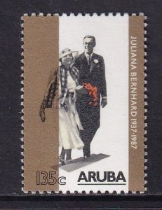 Aruba  #24 MNH  1987  royal wedding anniversary