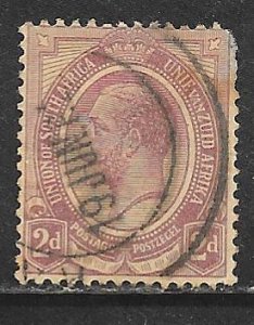 South Africa 5: 2d George V, used, F