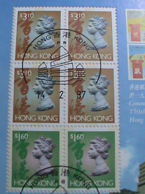 ​CHINA-HONG KONG COVER-1997- CLASSIC SERIES #8 S/S MNH COMMEMORATIVE LARGE-CV