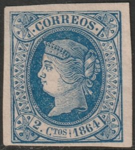Spain 1864 Sc 61 MNG(*)