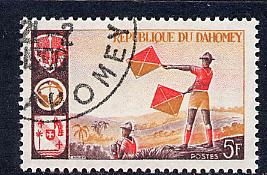 Dahomey Scott # 222, used
