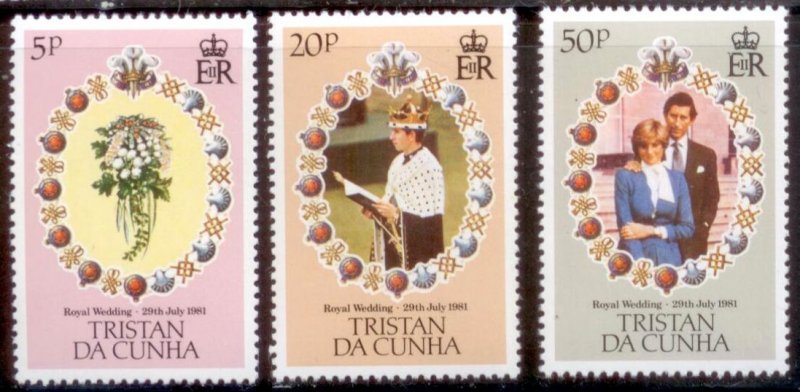 Tristan Da Cunha 1981 SC# 294-6 MNH-OG E32