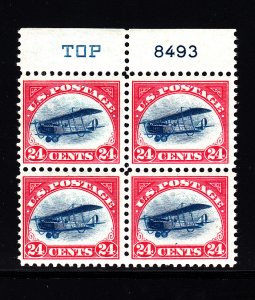 #C3 block of 4, F-VF NH!