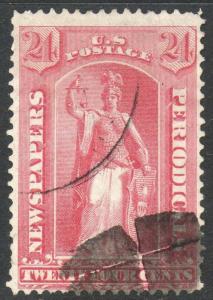 US Scott #PR17 VF Used Newspaper Stamp Nice Cancel